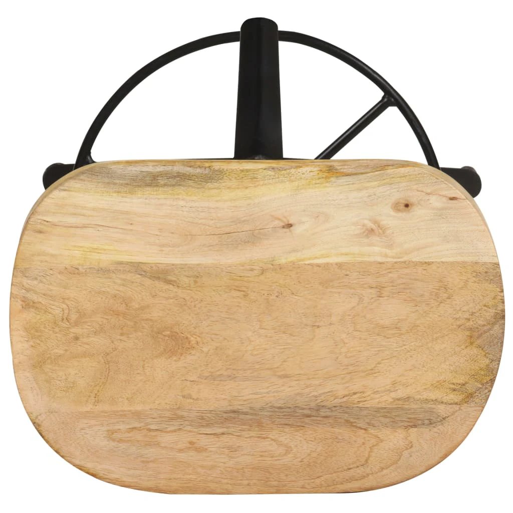 vidaXL vidaXL Bar Stools 2 pcs 76 cm Solid Mango Wood - Bar Stool