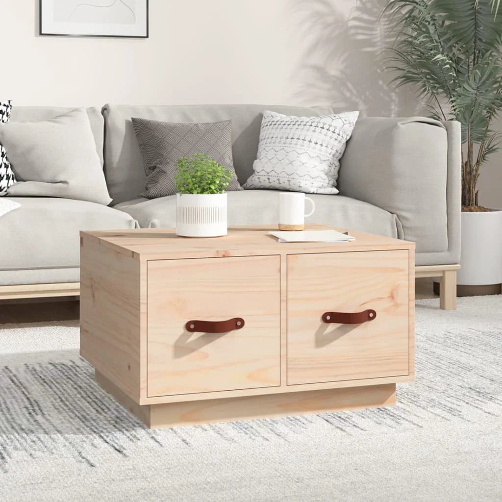 VidaXL Coffee Table 60x53x35 Solid Pine by vidaXL