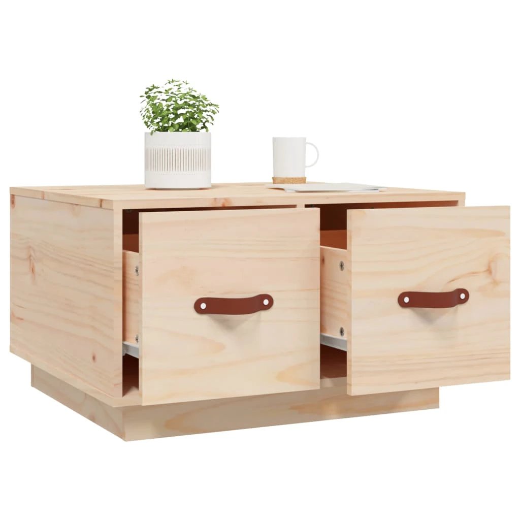 VidaXL Coffee Table 60x53x35 Solid Pine by vidaXL