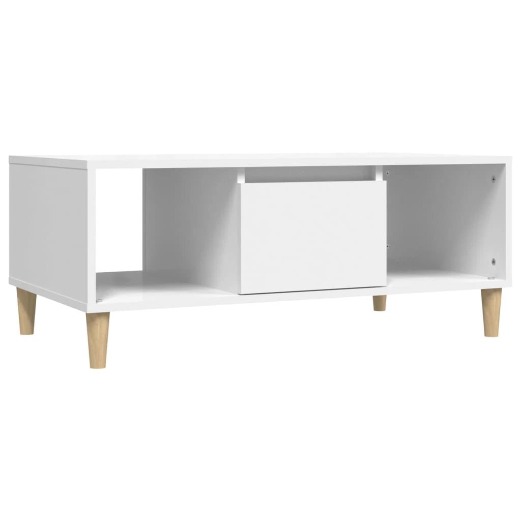 vidaXL VidaXL Coffee Table 90x50x36.5 cm Engineered Wood With Storage For Modern Living Room - Coffee Table