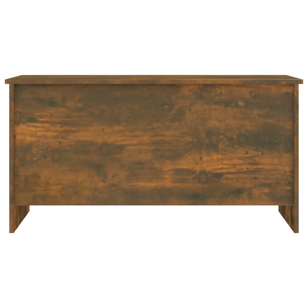 vidaXL VidaXL Coffee Table 102x55.5x52.5 cm Smoked Oak Lift Top With Hidden Storage For Living Room - Coffee Table