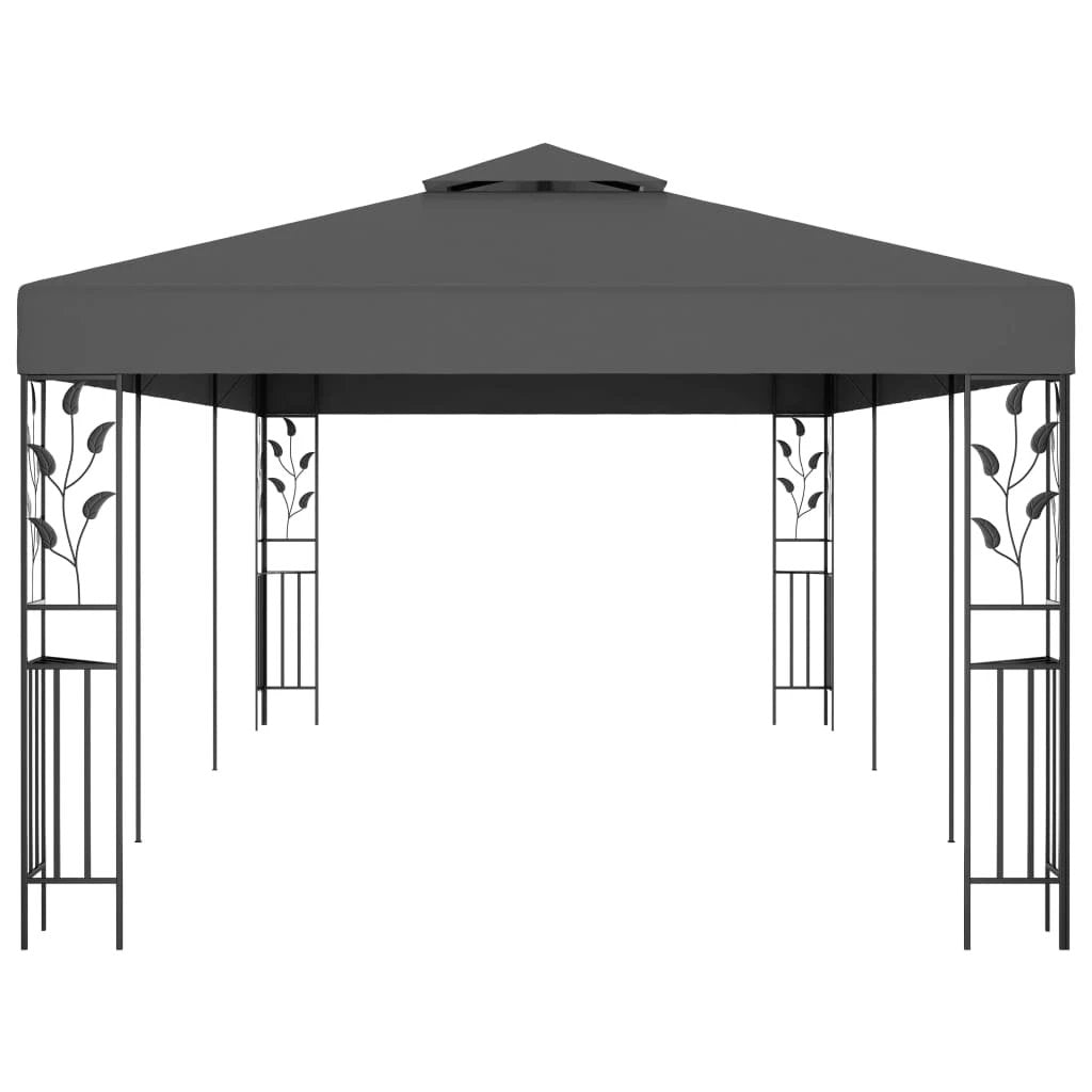 vidaXL Gazebo 3x6 m Anthracite by vidaXL