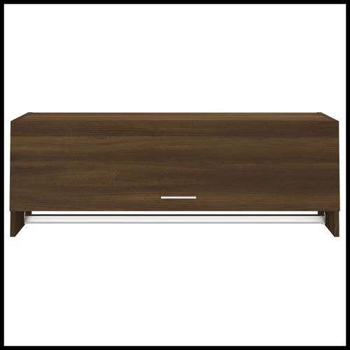 vidaXL Wardrobe Brown Oak 100x32.5x35 cm Engineered Wood by vidaXL