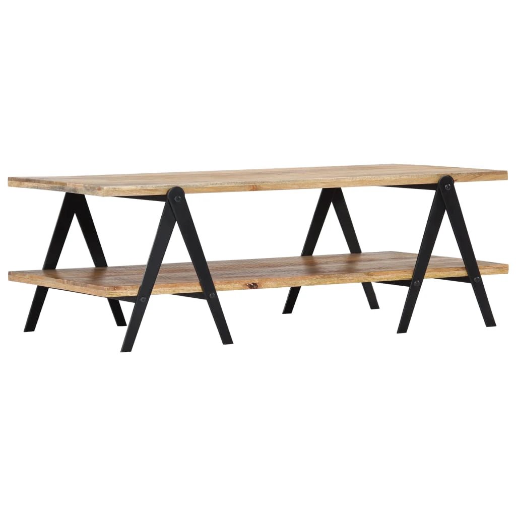 vidaXL VidaXL Coffee Table 115x60x40 Rustic MangoWood - Coffee Table