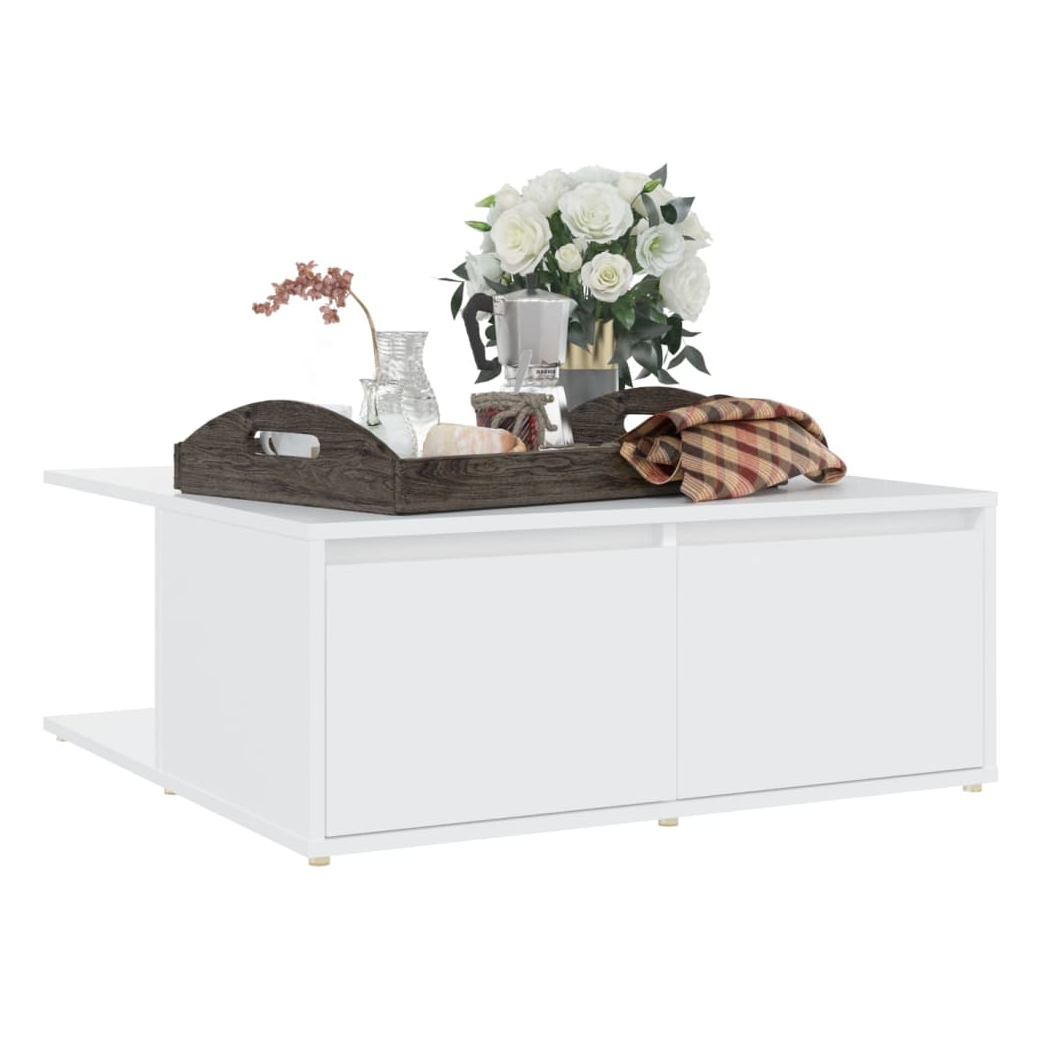 vidaXL VidaXL Coffee Table 80x80x31 Engineered Wood - Coffee Table