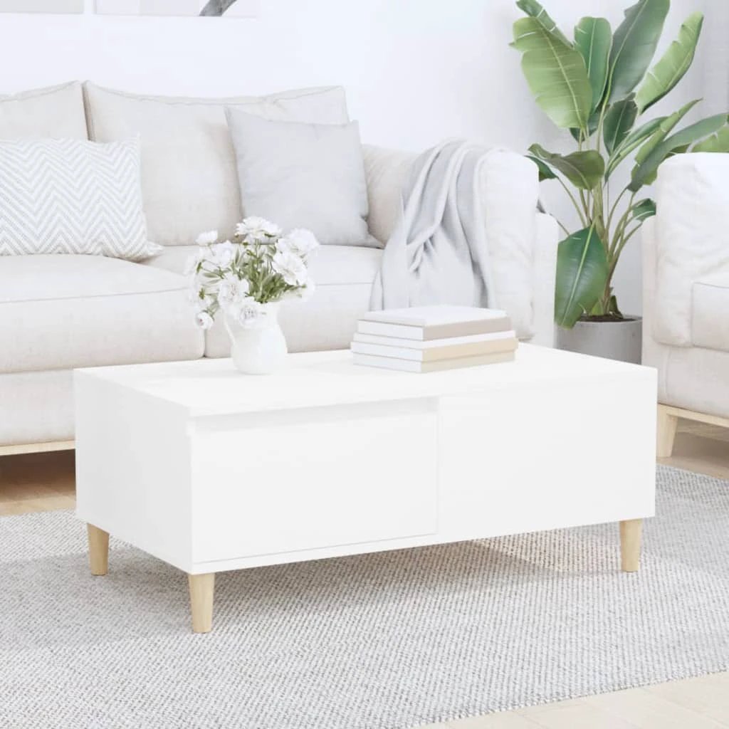 VidaXL Coffee Table 90x50x36.5 Cm Engineered Wood Moisture Resistant Living Room by vidaXL