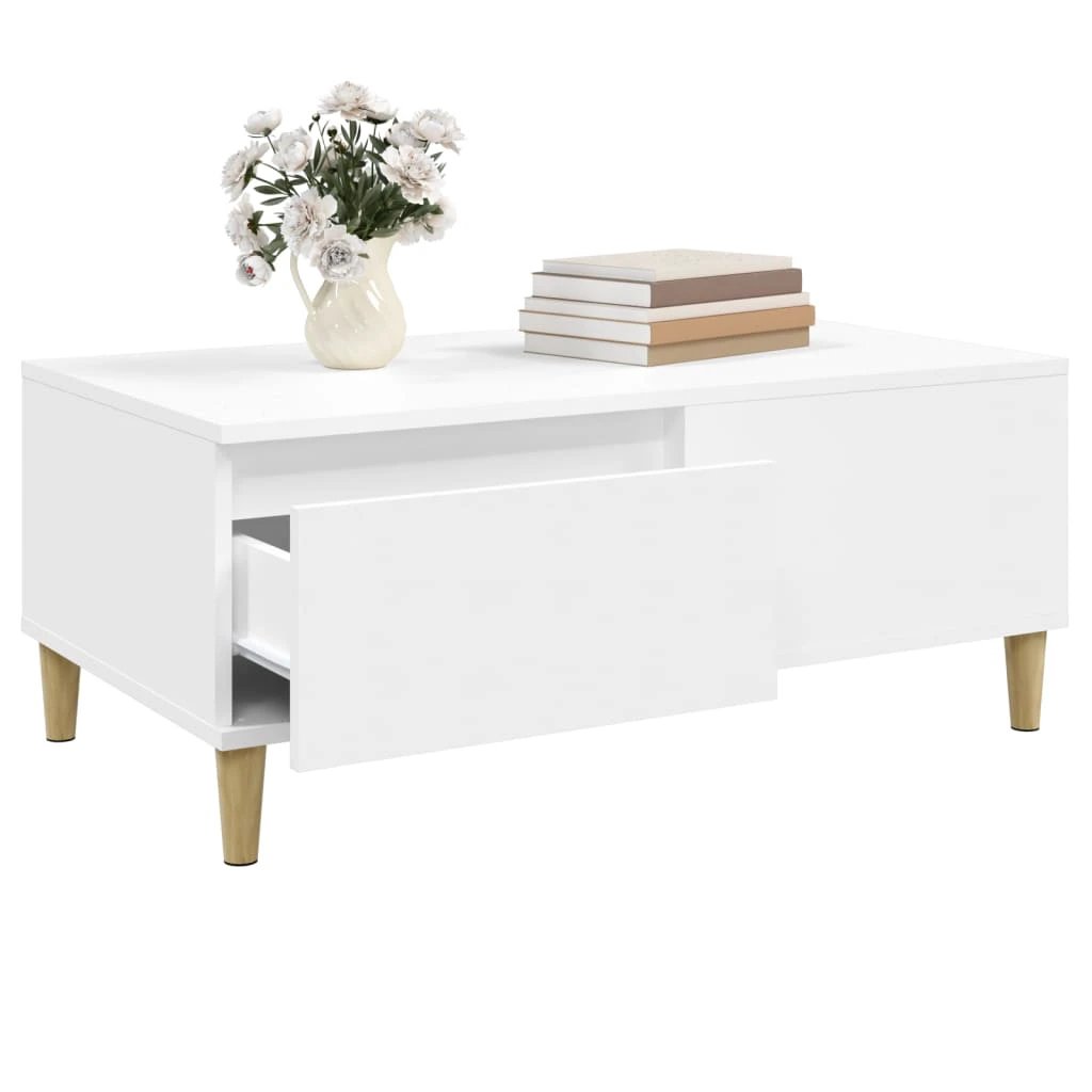 vidaXL VidaXL Coffee Table 90x50x36.5 Cm Engineered Wood Moisture Resistant Living Room - Coffee Table