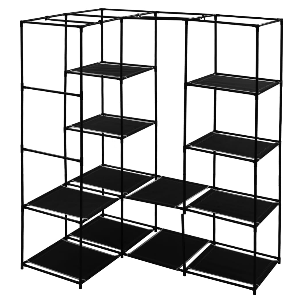 vidaXL VidaXL Corner Wardrobe 130x87x169 Iron Frame Bedroom - Wardrobe