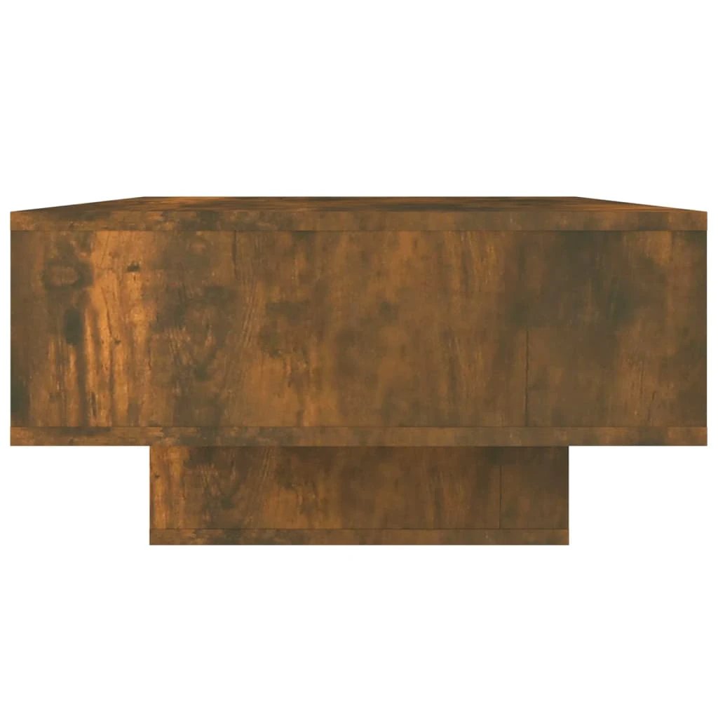 VidaXL Coffee Table 105x55x32 cm Smoked Oak Engineered Wood With Three Storage Compartments Living Room And Office by vidaXL