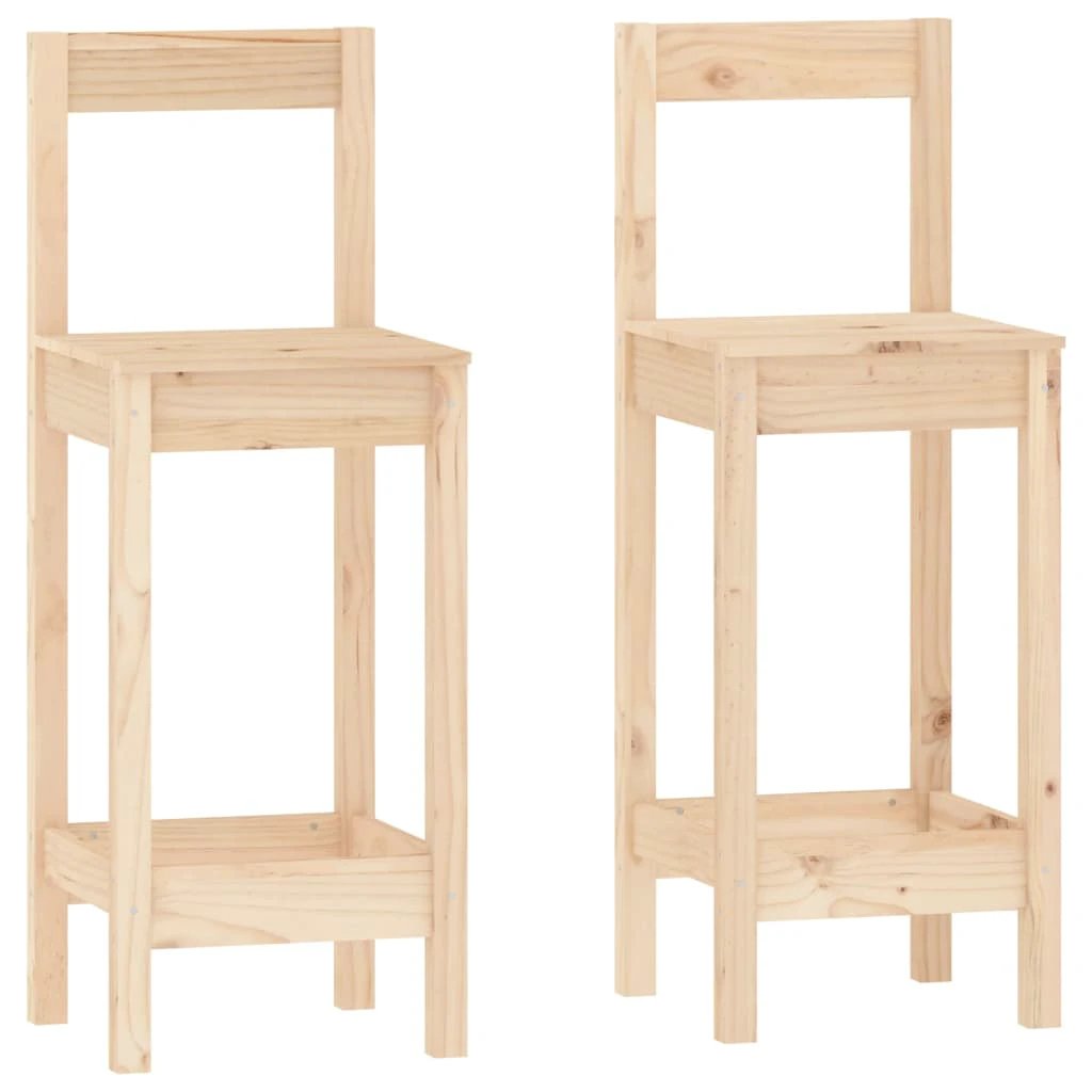 vidaXL 3 Piece Bar Set Solid Wood Pine by vidaXL
