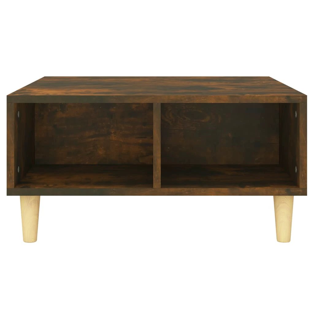 vidaXL VidaXL Coffee Table 60x60x30 cm Smoked Oak Living Room - Coffee Table