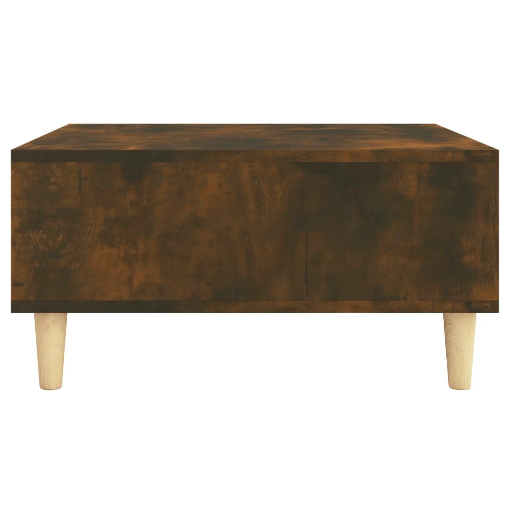 vidaXL VidaXL Coffee Table 60x60x30 cm Smoked Oak Living Room - Coffee Table