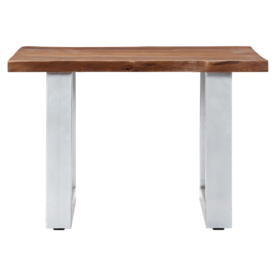 vidaXL VidaXL Coffee Table 60x60x40 LiveEdges Acacia Home - Coffee Table