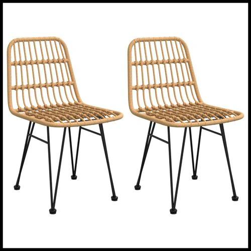 vidaXL 3 Piece Garden Dining Set with Weather Resistant PE Rattan for Outdoor Dining Enthusiasts by vidaXL