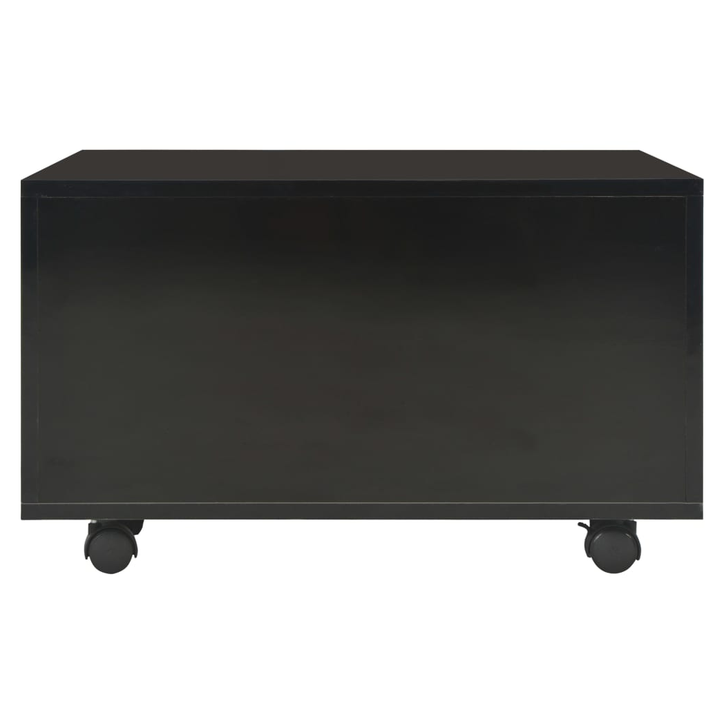 vidaXL Coffee Table 60x60x35 cm High Gloss Engineered Wood Surface for Living Room by vidaXL