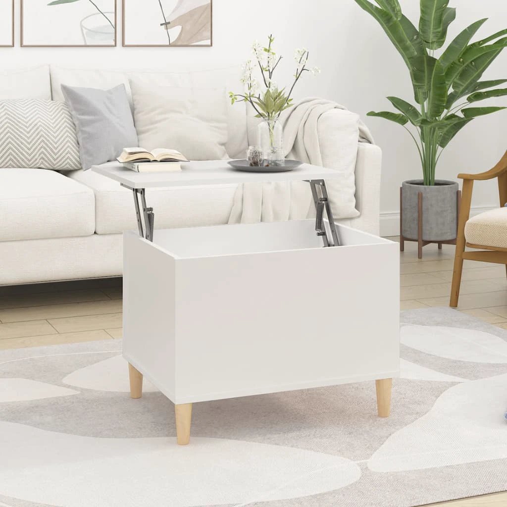 vidaXL VidaXL Coffee Table 60x44.5x45 cm Lift Top With Hidden Storage For Living Room Area - Coffee Table