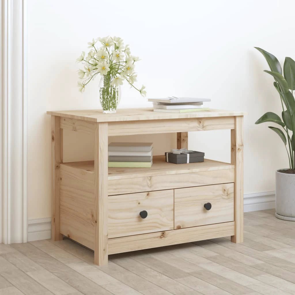vidaXL VidaXL Coffee Table 71x49x55 cm Solid Pine Wood - Coffee Table