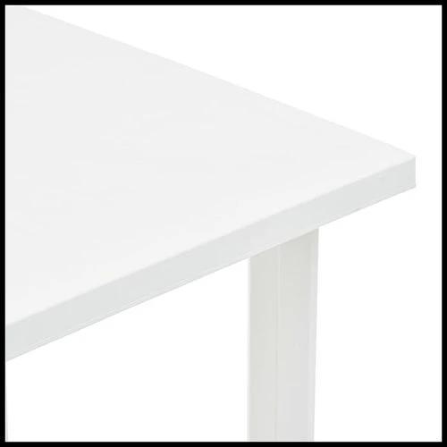vidaXL Garden Table White 80x75x72 cm Plastic by vidaXL