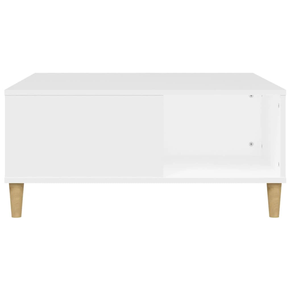 vidaXL VidaXL Coffee Table 80x80x36.5 cm Engineered Wood Moisture-Resistant With Open Storage For Living Room - Coffee Table