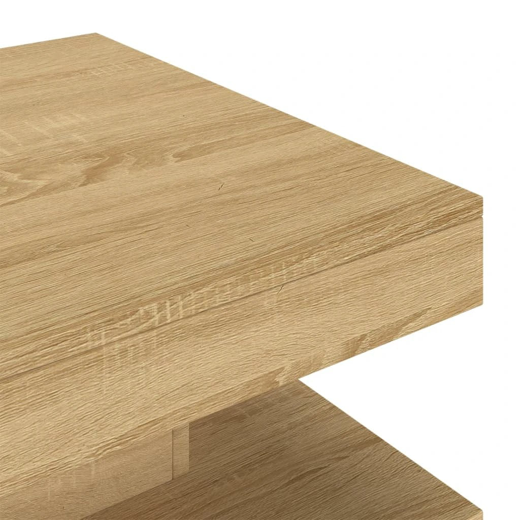 vidaXL Coffee Table 60x60x35 cm MDF Construction Durable Modern Living Room Accent Table by vidaXL