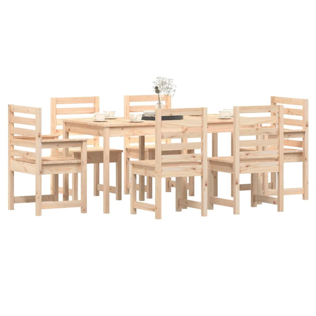 vidaXL VidaXL Garden Dining Set 7pc Solid Pine Outdoor - Garden Set