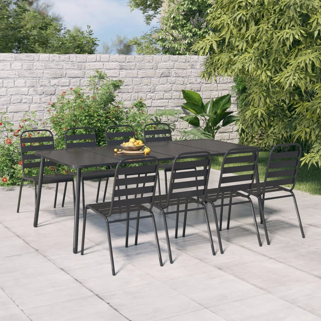 vidaXL Garden Table Anthracite 50x50x71 cm Steel by vidaXL