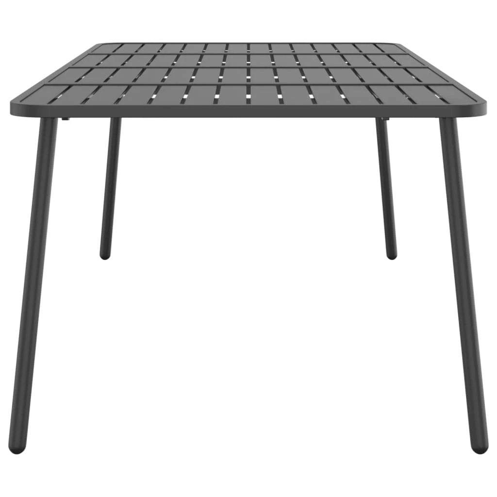 vidaXL Garden Table Anthracite 50x50x71 cm Steel by vidaXL