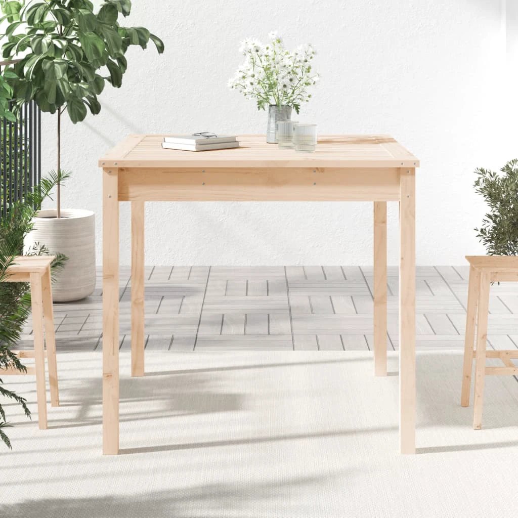 vidaXL Garden Table 82.5x82.5x76 cm Solid Wood Pine by vidaXL