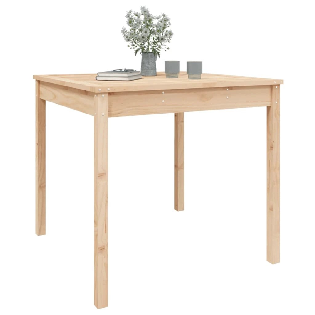 vidaXL Garden Table 82.5x82.5x76 cm Solid Wood Pine by vidaXL