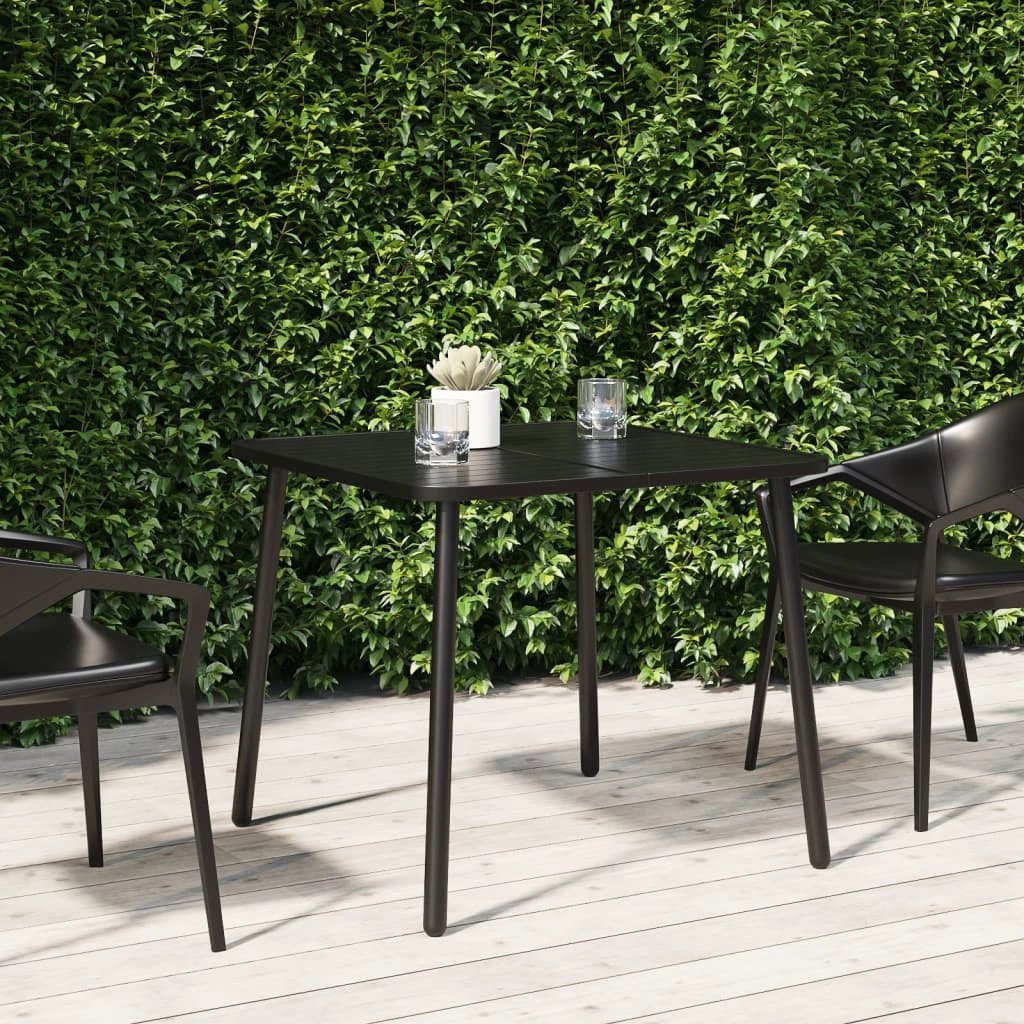 vidaXL vidaXL Garden Table Anthracite 50x50x71 cm Steel - Garden Table