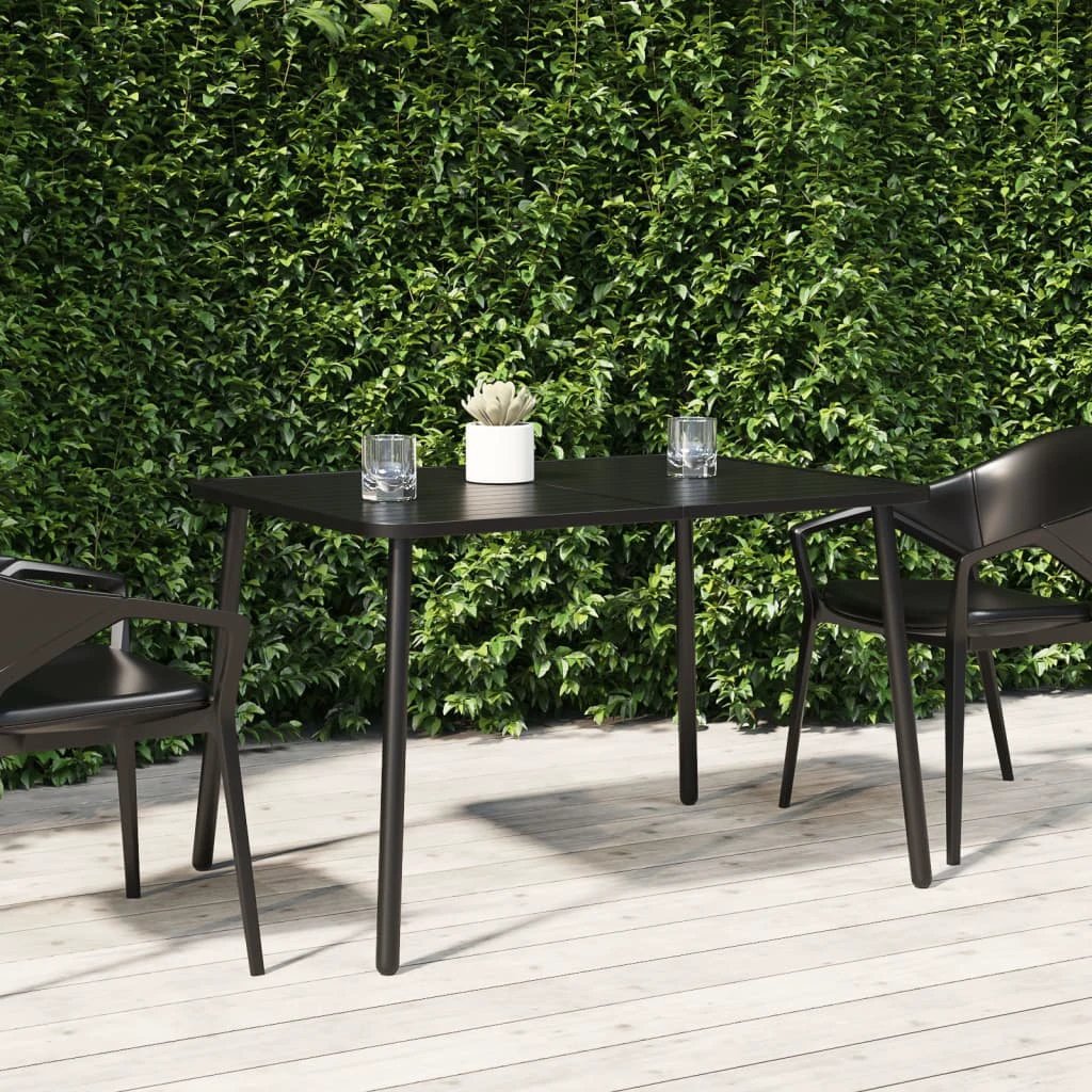 vidaXL Garden Table Anthracite 50x50x71 cm Steel by vidaXL