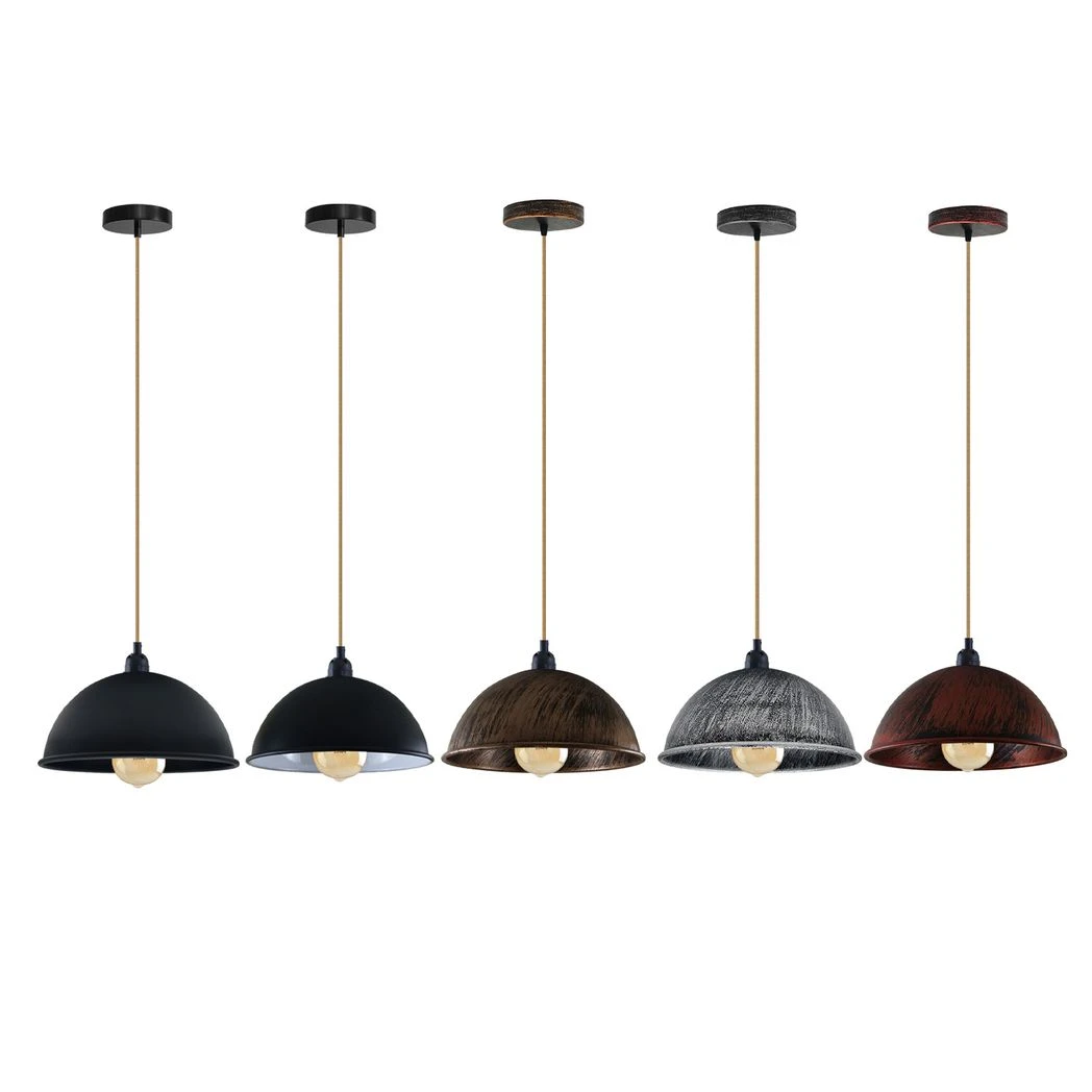 Vintage Industrial Pendant Light E27 Fixture by Un-branded
