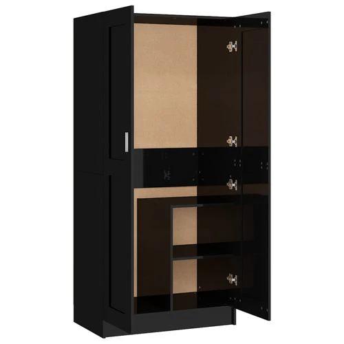vidaXL vidaXL Engineered Wood Wardrobe 82.5x51.5x180 cm Smoked Oak Finish with Ample Storage for Home Organization - Wardrobe