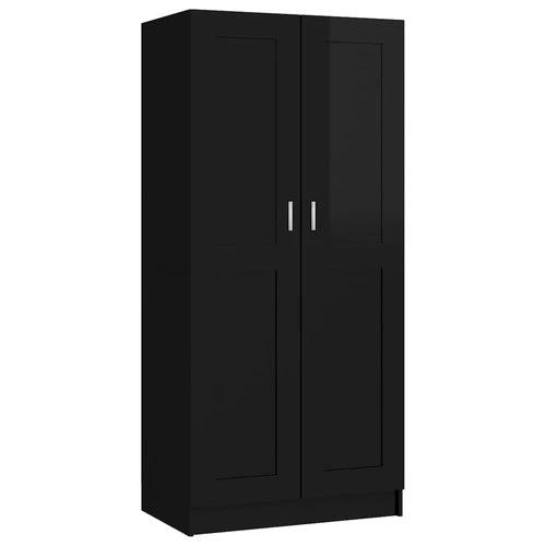 vidaXL vidaXL Engineered Wood Wardrobe 82.5x51.5x180 cm Smoked Oak Finish with Ample Storage for Home Organization - Wardrobe