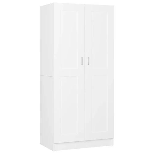 vidaXL vidaXL Engineered Wood Wardrobe 82.5x51.5x180 cm Smoked Oak Finish with Ample Storage for Home Organization - Wardrobe