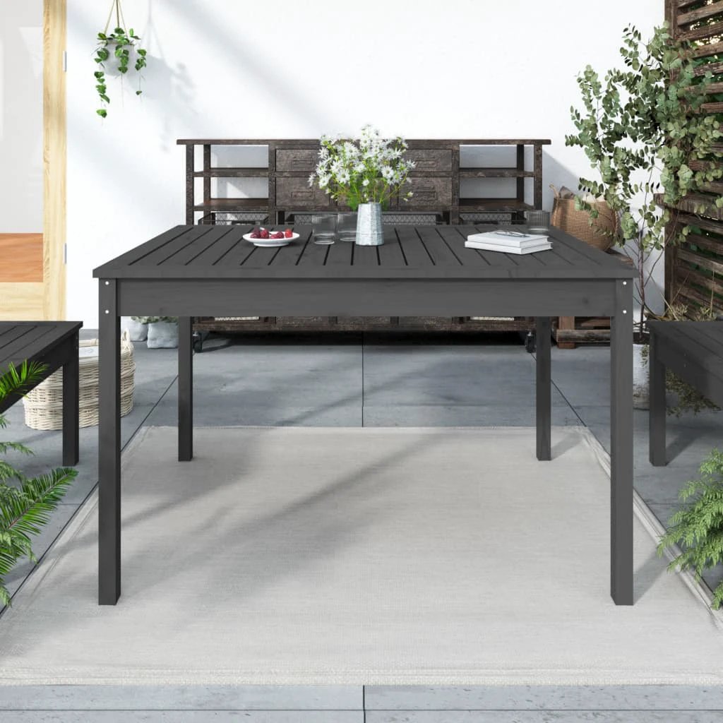 vidaXL vidaXL Garden Table 82.5x82.5x76 cm Solid Wood Pine - Garden Table