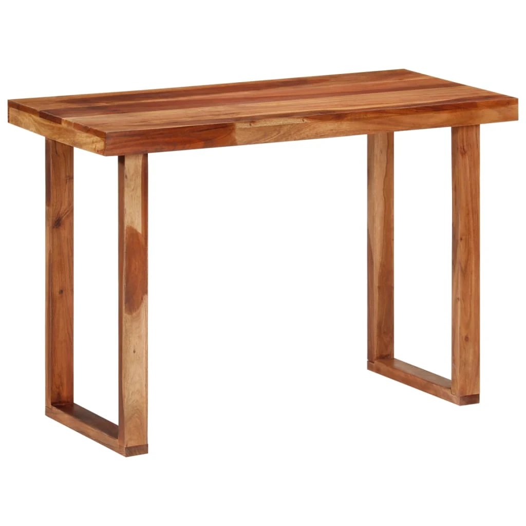 vidaXL VidaXL Dining Table 110x50x76 cm Solid Acacia Wood Dining - Dining Table