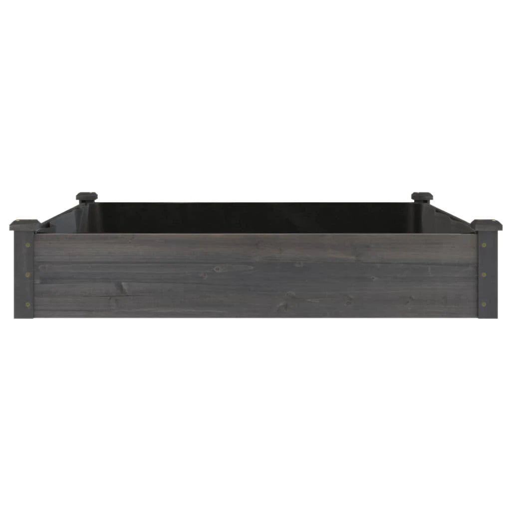 vidaXL vidaXL Garden Raised Bed with Liner 120x45x25 cm Solid Wood Fir - Raised Beds