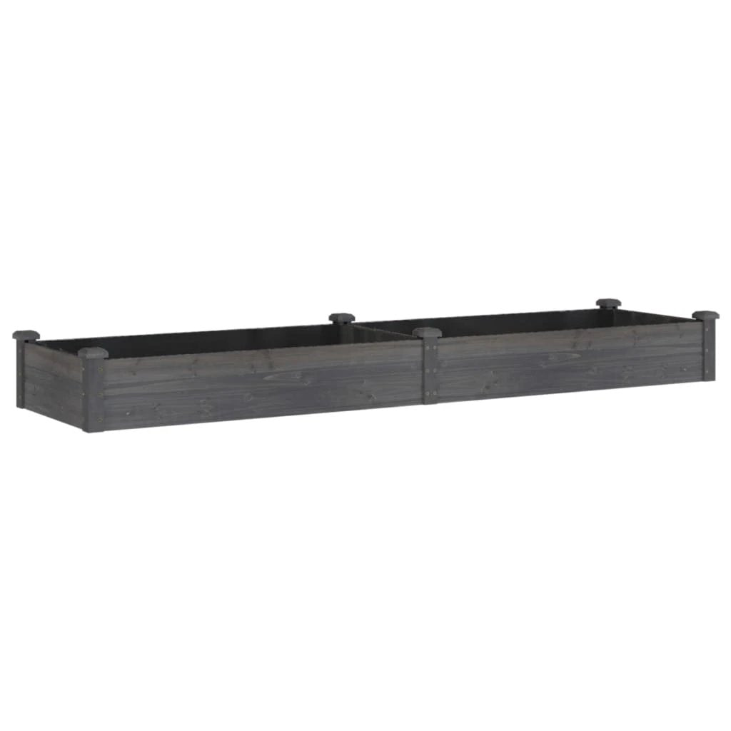 vidaXL vidaXL Garden Raised Bed with Liner 120x45x25 cm Solid Wood Fir - Raised Beds