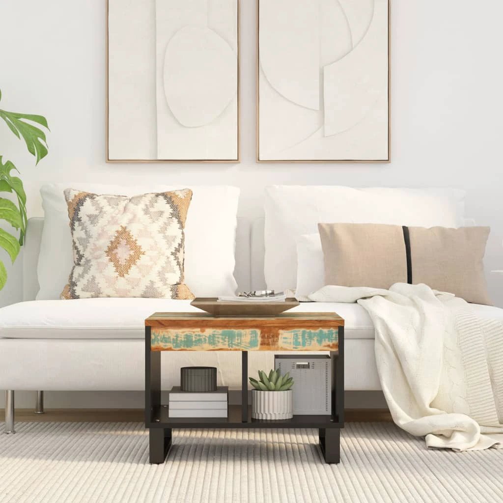 vidaXL Coffee Table 55x50x40 cm Solid Mango Wood For Living Room Decor And Enduring Style by vidaXL