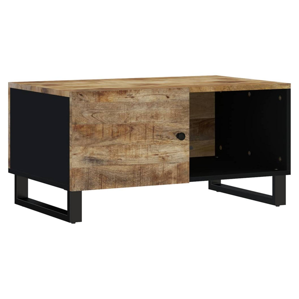 vidaXL VidaXL Coffee Table 80x50x40 cm Solid Mango Wood and Engineered Wood for Living Room - Coffee Table