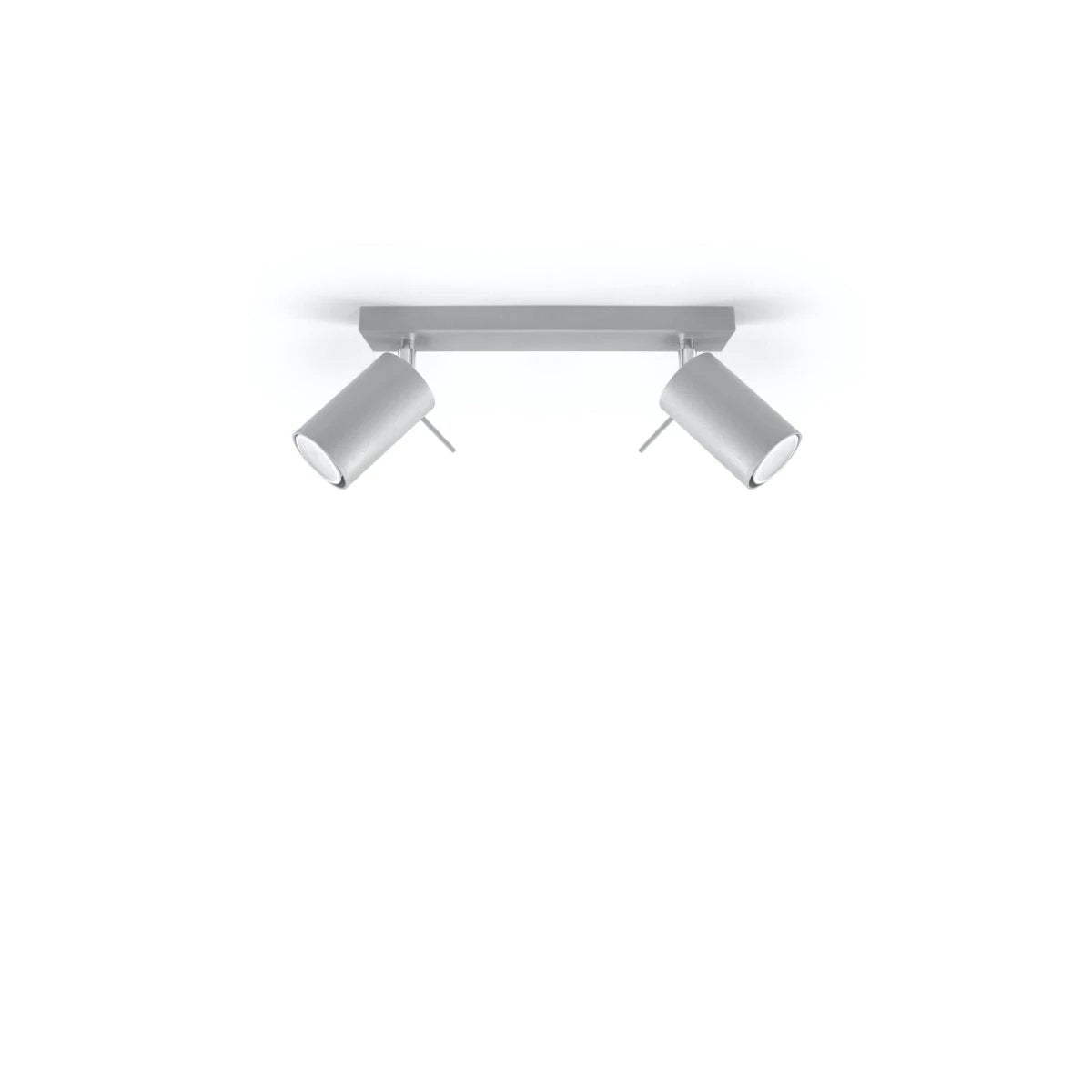 Sollux Lighting Premium Steel Ceiling Light 30x6x16 cm Dual GU10 Heads Ideal For Modern Living Rooms - Ceiling Lights
