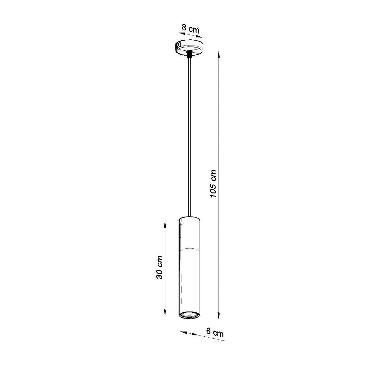 Sollux Lighting Pendant lamp steel, wood Pablo modern Design GU10 - Pendant Lights