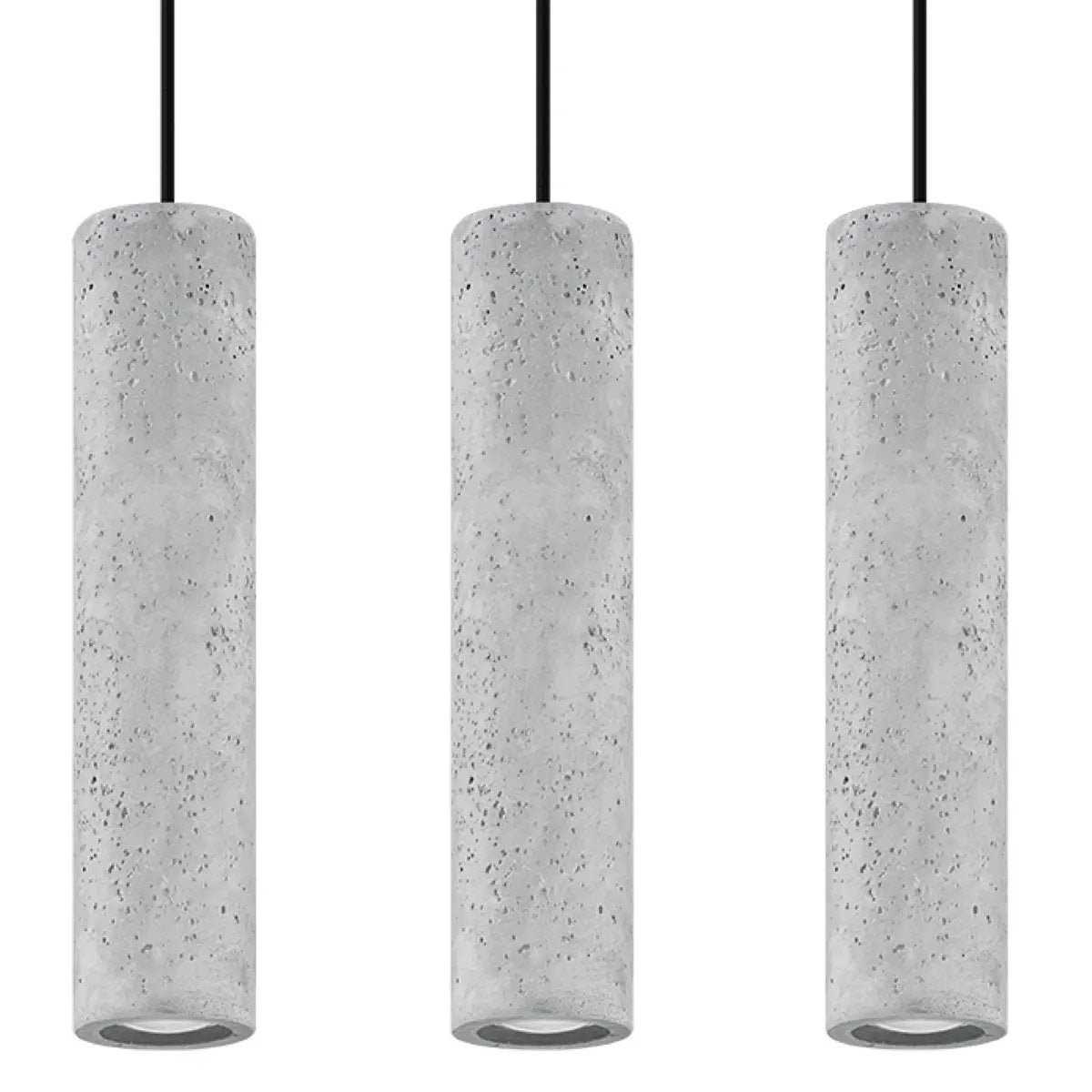 Sollux Lighting Pendant lamp concrete Luvo industrial Design GU10 - Pendant Lights