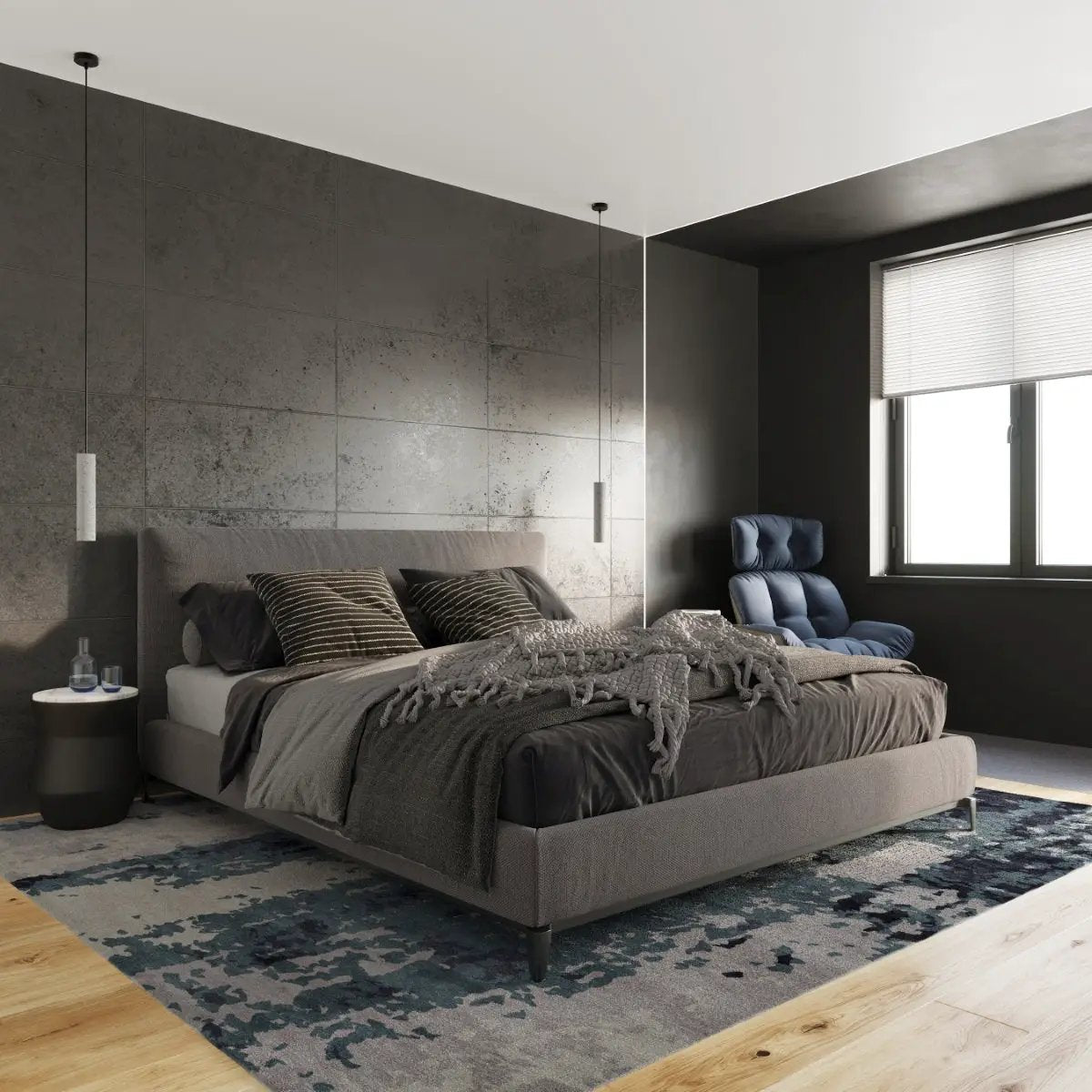 Sollux Lighting Pendant lamp concrete Luvo industrial Design GU10 - Pendant Lights