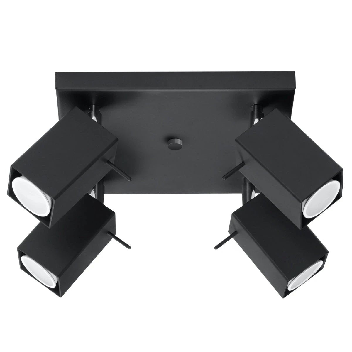 Merida Ceiling Lamp 25x25x16 FourHead Industrial by Sollux Lighting