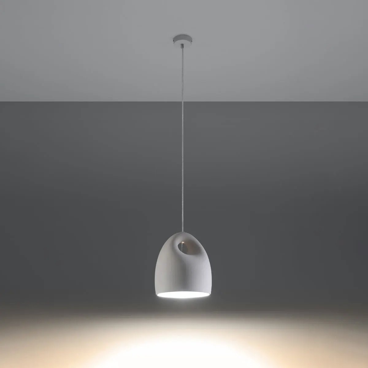 Sollux Lighting Pendant lamp ceramics Bukano modern Design E27 - Pendant Lights