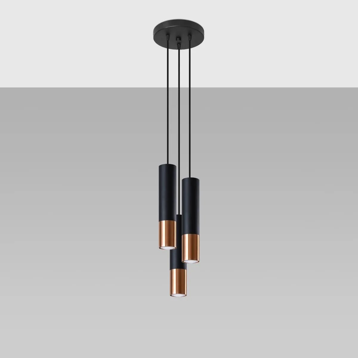 Sollux Lighting Pendant lamp steel Loopez modern Design GU10 - Pendant Lights