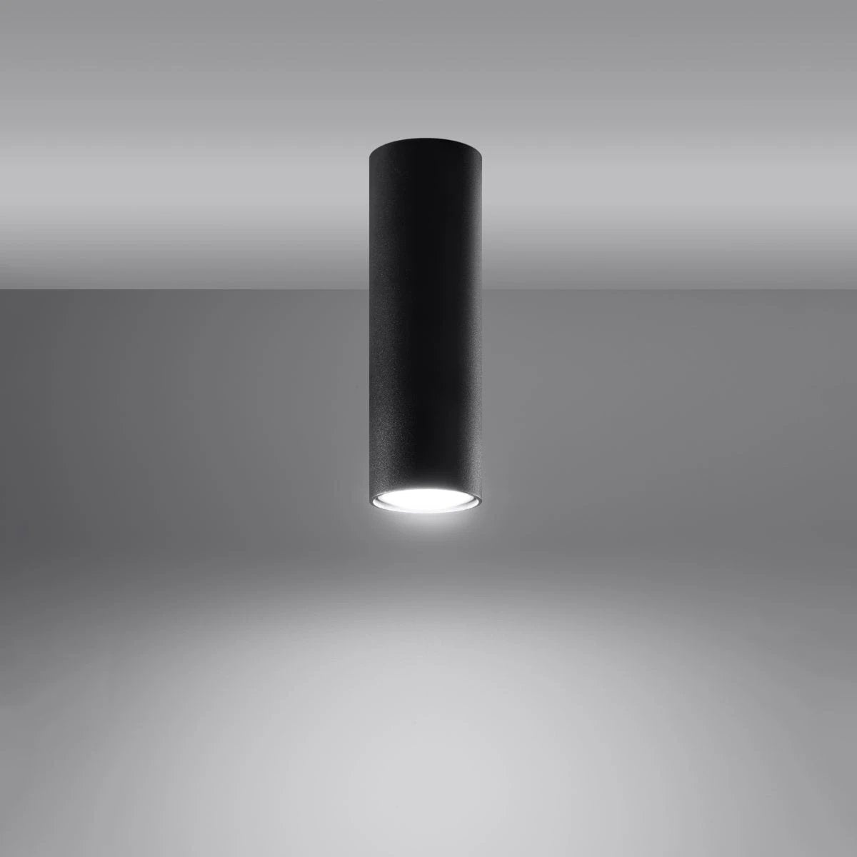 Lagos Steel Ceiling Lamp 6x6x20cm GU10 Home by Sollux Lighting
