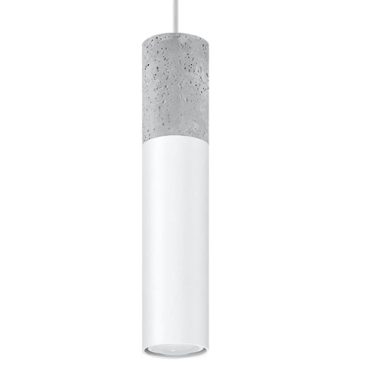 Sollux Lighting Pendant lamp Steel, concrete Borgio modern Design GU10 - Pendant Lights